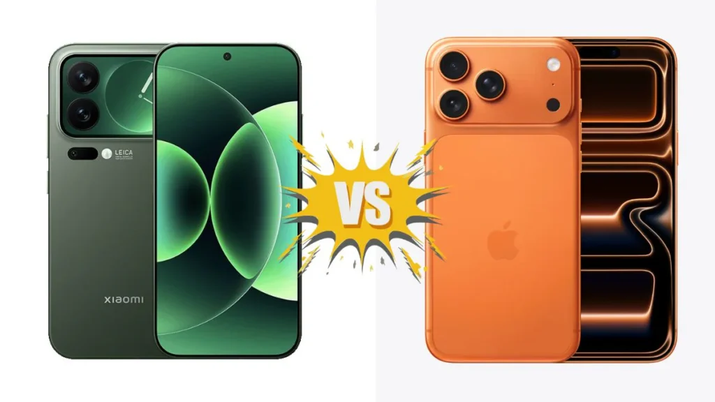 Xiaomi 17T Pro vs iPhone 17